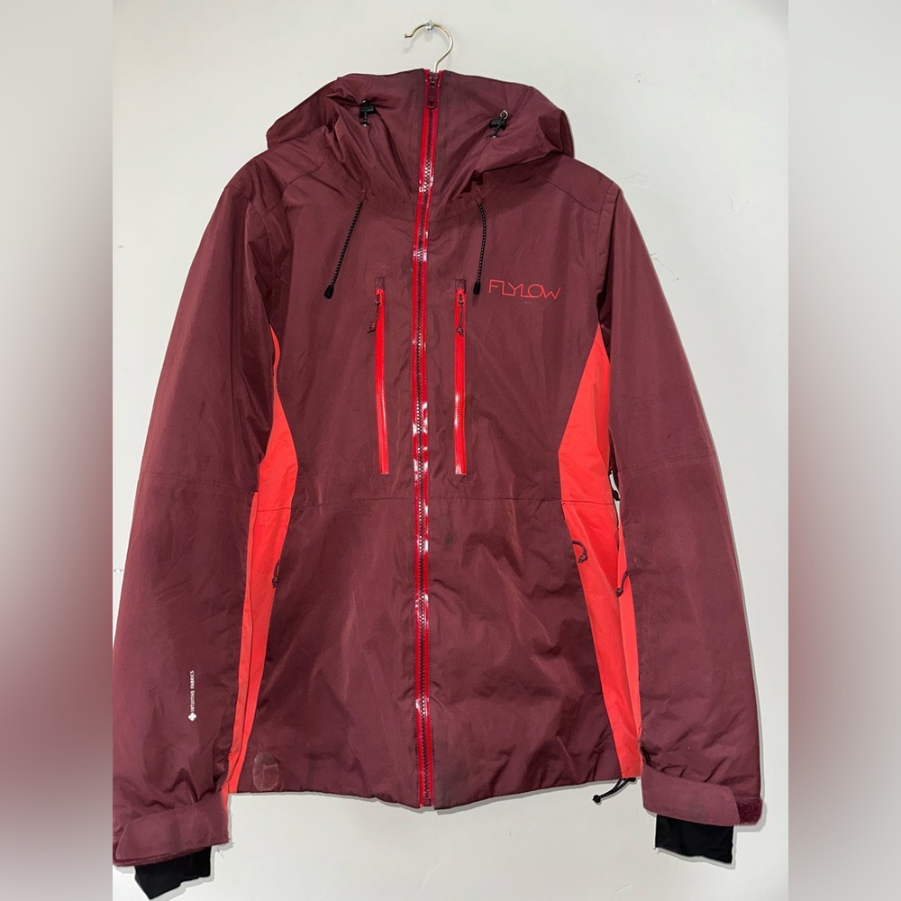 Flylow Avery Jacket - Women’s, Tawny/Hibiscus color, size small style #5360-1900